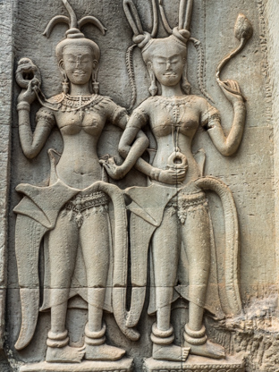 Apsaras at Angkor Wat