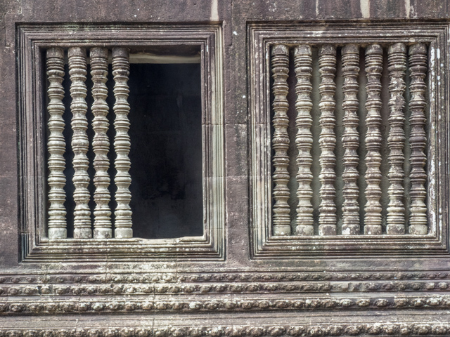 Buluster Windows at Angkor Wat 