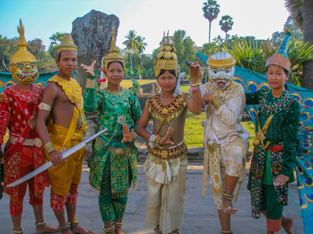 Cambodia Dancers at Angkor Wat 