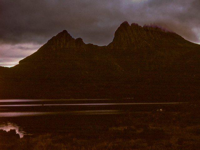 Cradle Mountain Slipping into the Night