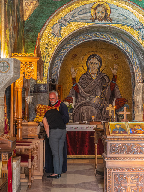 Mosaics in St Petka Chapel 