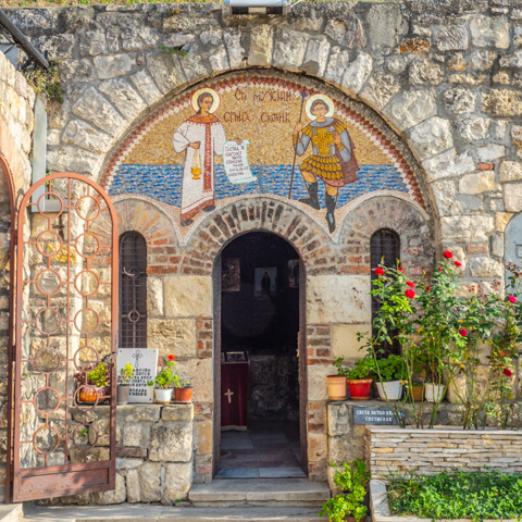 External chapel of St Petka 