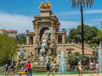 Ciutadella Park on Barcelona, Spain