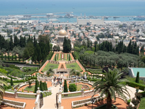 Bahai shrine from Mt Carmel