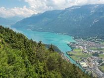  Interlaken is located between Lake Thun and Lake Brienz