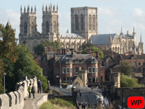 The York Minister from the York City walls..